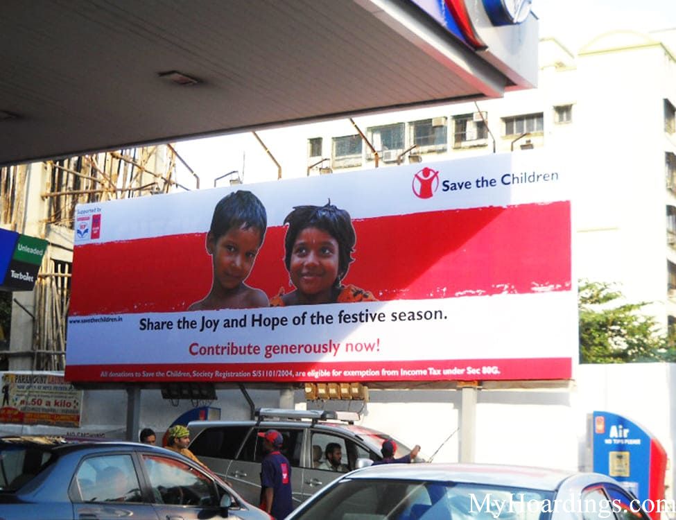 Indian Oil petrol pump station advertising Bangalore, Branding on Petrol pumps company Bangalore